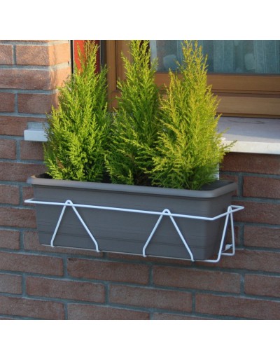 Växtkruka för fönster 50cm Vit, maximal anpassningsförmåga till fönsterbrädor