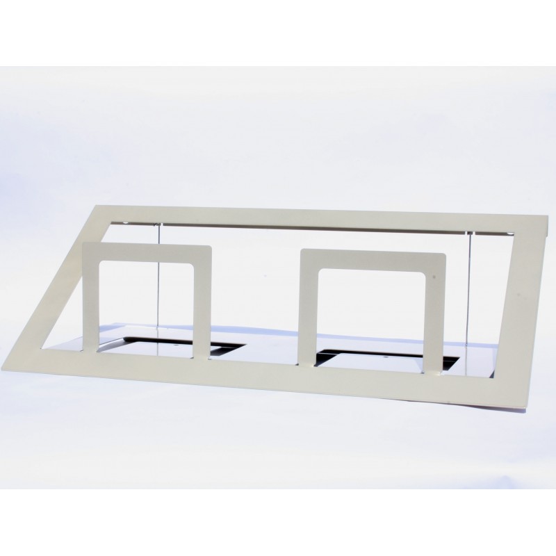 Window box holder white 50 cm