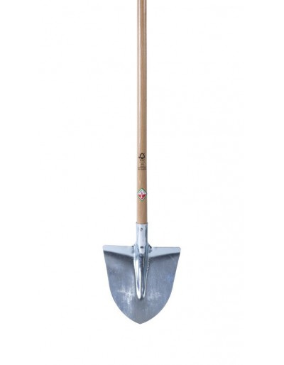 Galvanized stamped shovel