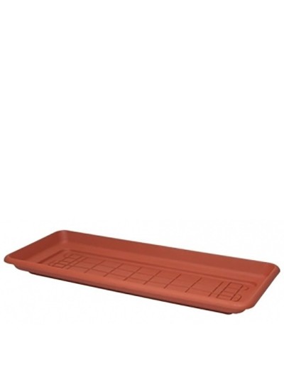 Sottovaso per fioriera rettangolare in plastica 96 cm