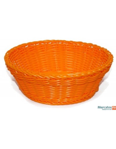 WEAVING BASKET 20 ORANGE