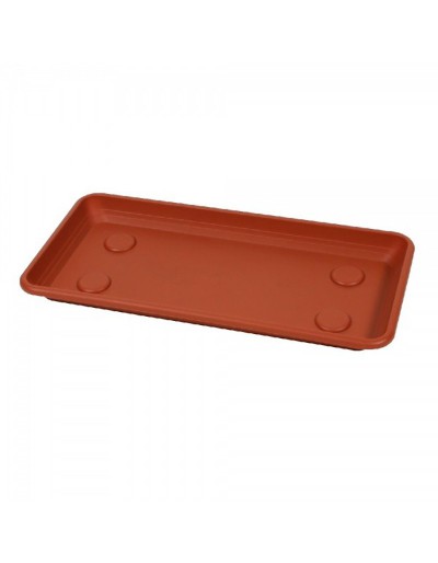 SOTTOFIORIERA RETTANGOLARE ANTHEA 80 cm TERRACOTTA