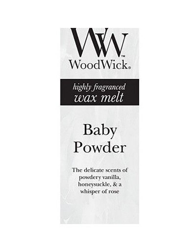 Woodwick bébé poudre vanille pour brûleur essence