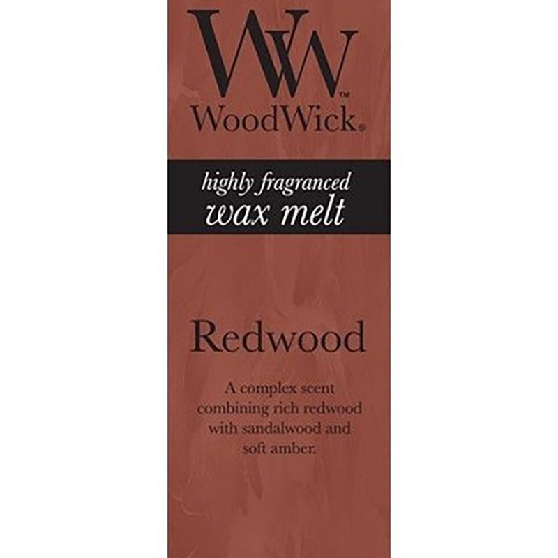 Woodwick tartina redwood per bruciatore di essenze