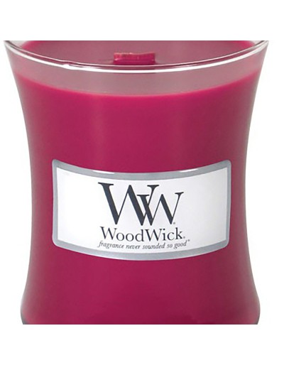 Bougie moyenne de Woodwick aux groseilles