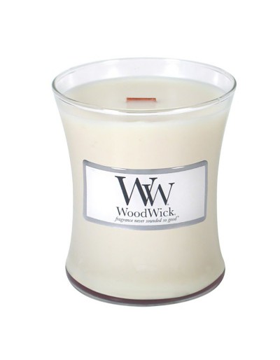 Bougie moyenne de vanille de Woodwick