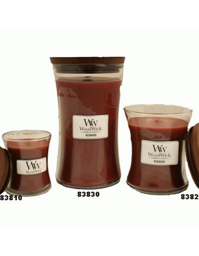 Mini redwood de vela woodwick