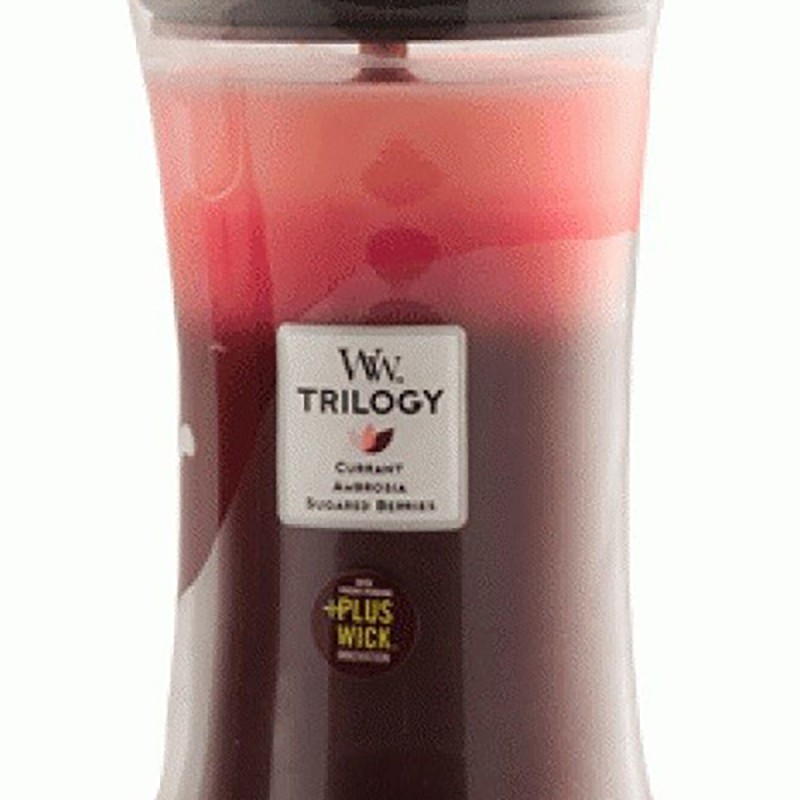 Woodwick candela trilogy maxi fruit temptation