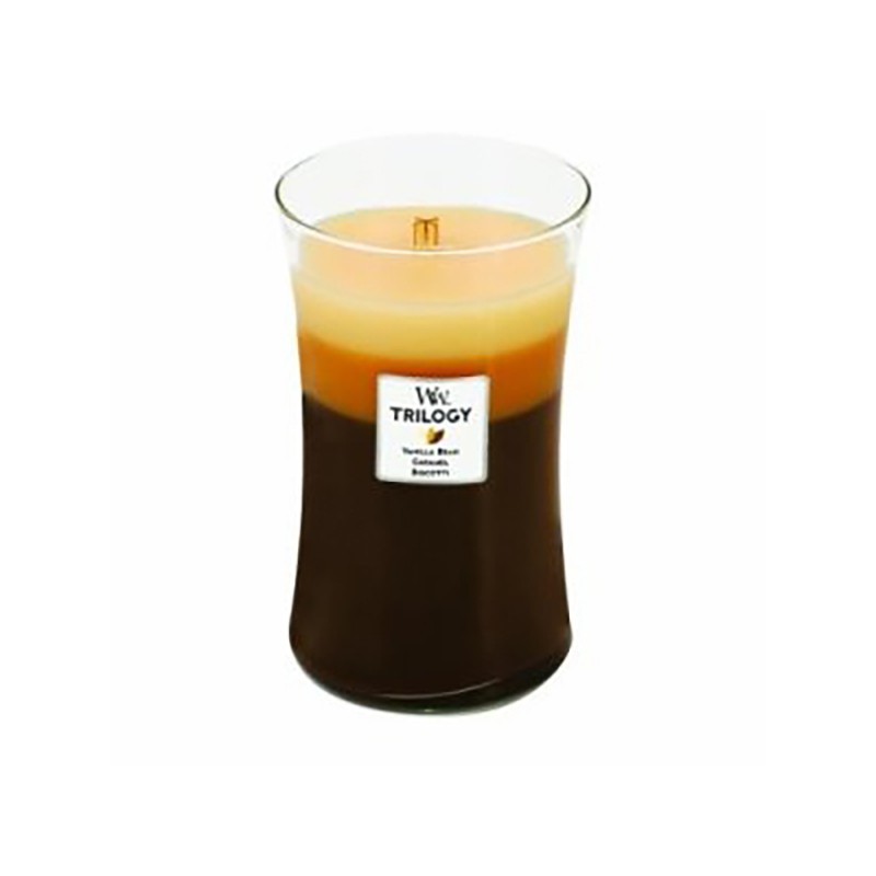 Woodwick candle trilogy maxi cafe sweets