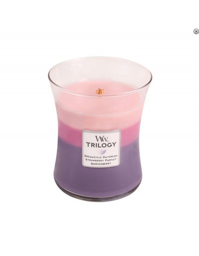 Woodwick candela trilogy media wild berry smoothie