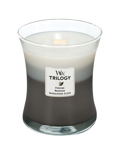 Woodwick candela trilogy media warm woods