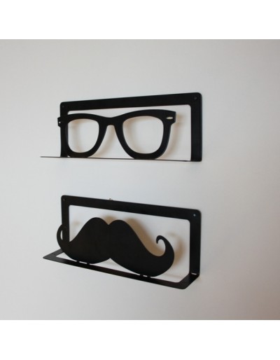 Moustaches, envelope holder black