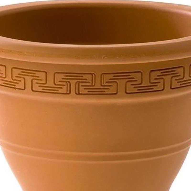 Terracotta bell vase