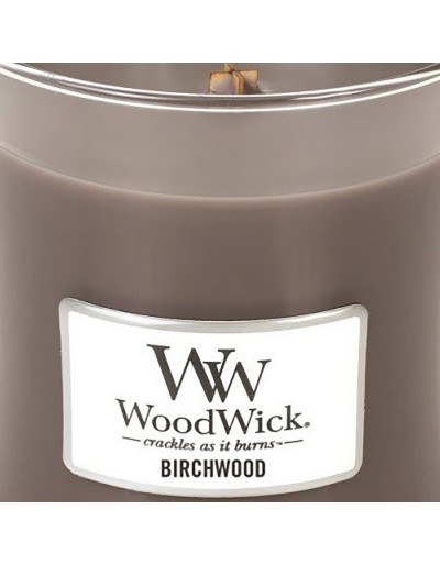 Woodwick medium björkved