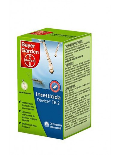 Bayer larvicide pour moustiques 20 comprimés