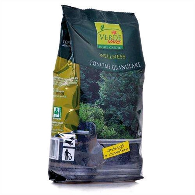 Granular fertilizer for shrubs and conifers