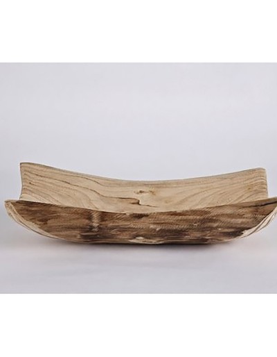 Vaso D&amp;M/Tigela de madeira loira 30 cm