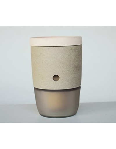 D&amp;M Vase p&amp;p modular taupe 19