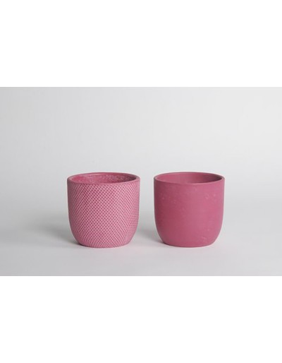 D&amp;M micmac vaso ceramica rosso 18 cm