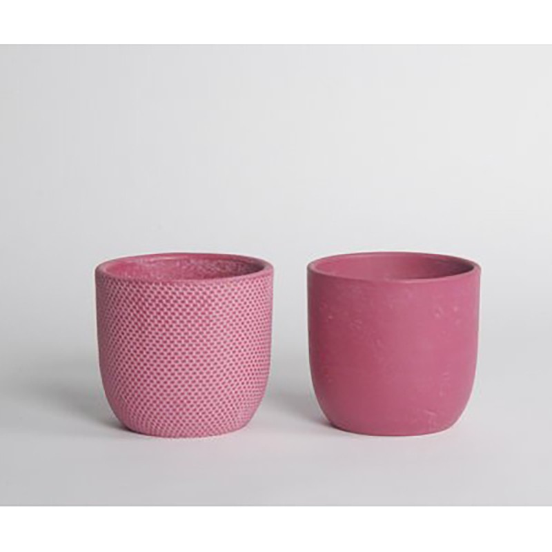D&amp;M micmac vaso ceramica rosso 18 cm