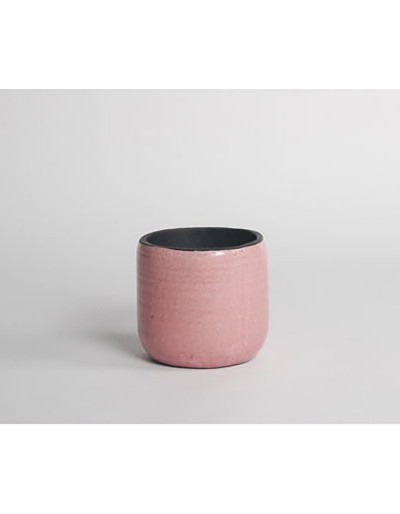 D&amp;M pink african ceramic vase 17cm