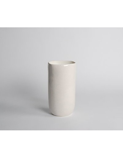 D&amp;M Vaso africa bianco alto 13