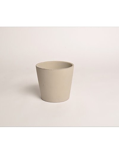 D&amp;M Vaso chap in ceramica taupe 23 cm