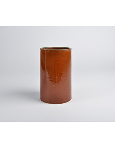 D&amp;M Vase gaufre haute rouille 8 cm