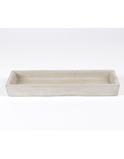 D&amp;M Vaso burly piatto 15 cm taupe