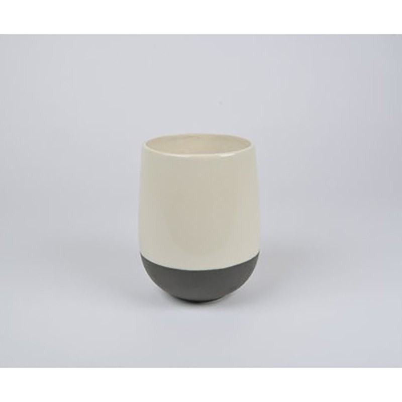 D&amp;M Vase Split White 19