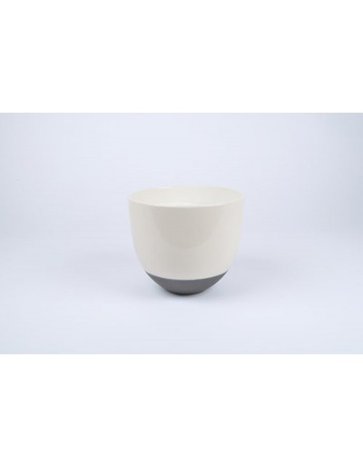 D&amp;M Vase Split White 19cm