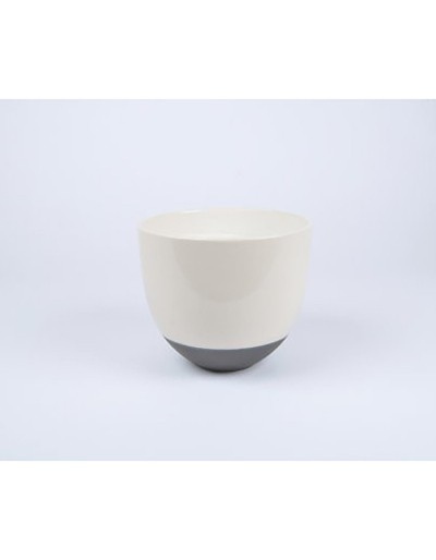 D&amp;M Vase Split White 19cm