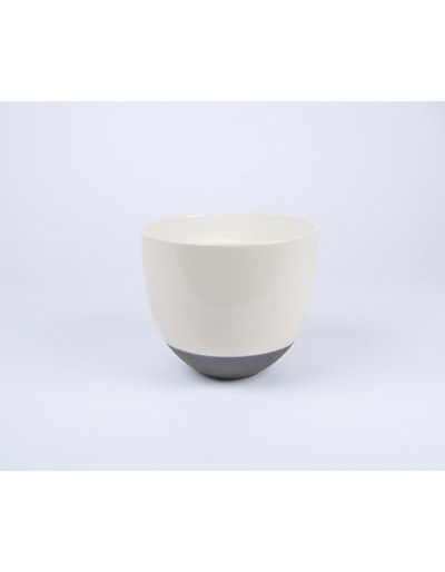 D&amp;M Vase Split White 23cm