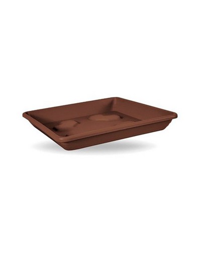 Sottovaso quadrato 42cm BRONZO