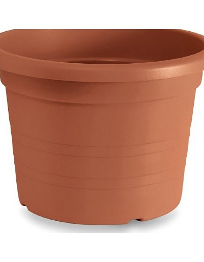 Cylindrical vase 70 cm terracotta