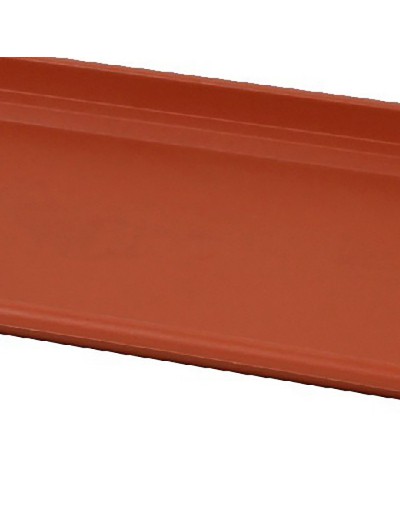 Anthea rechteckige Unterblume 100 cm Terrakotta