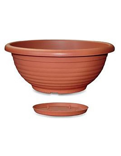 Tazón de Nápoles con diámetro de salsa 45 cm TERRACOTTA