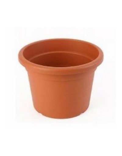 Cylindrical vase 30 cm terracotta