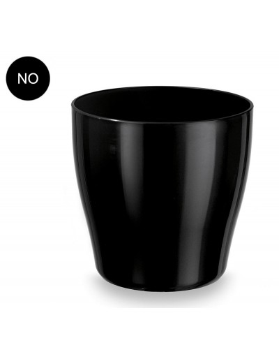 Vase vivant 35 cm noir