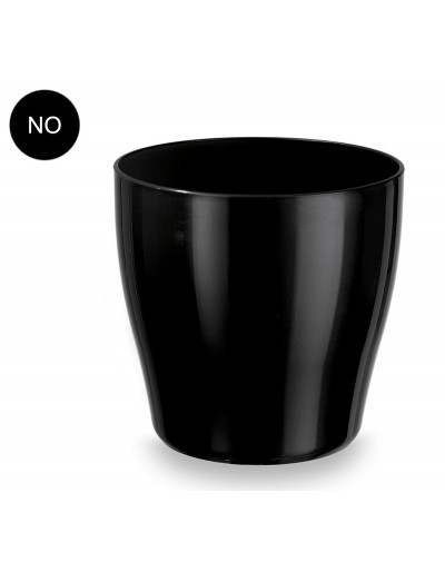 Vaso living 35 cm nero