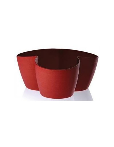 3-Sitzer rot 10 cm