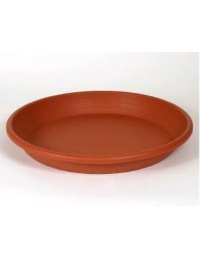 Zylindrische Kunststoff-Untertasse 64 cm Terrakotta-Farbe