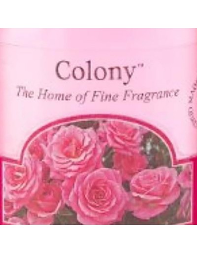 Colonia cargando altavoz jardín rosa