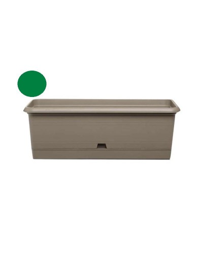 Caja de césped rústico 40cm verde