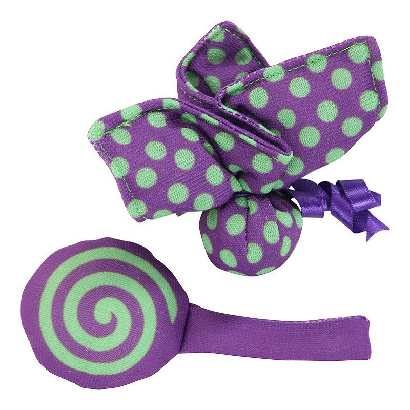 Zolux gatto giocattolo Bonbon / fiore viola - Anticadutavasi