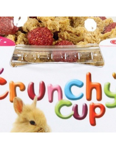 Crunchy Cup nuggets naturaleza y remolacha delicia para roedor