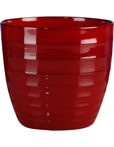 COVERPOT DARK RED Scheurich planter