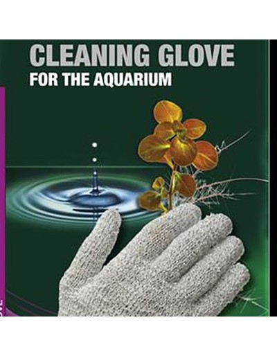 guante de acuario para la limpieza