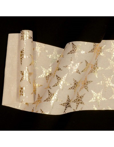 Deofabric Stars 28x300cm champagne