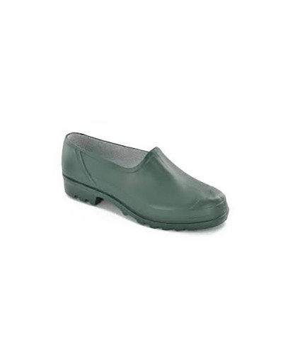 Chaussures en PVC vert de jardin